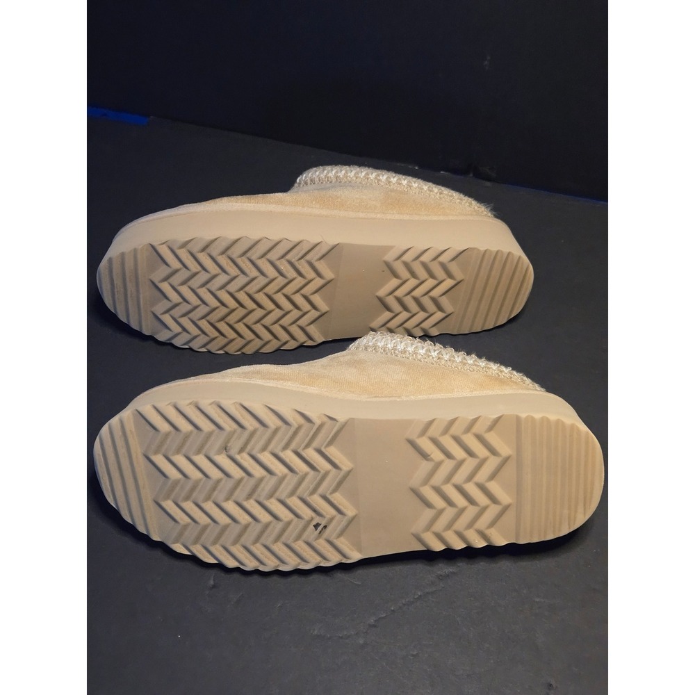 Altar'd State Matisse Cloud Slippers Womens 9 Tan Suede Excellent Platform Mule - Picture 5 of 6